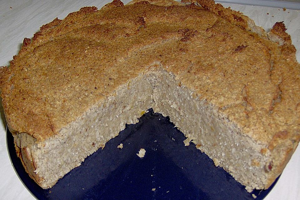 Kokosnuss-Bananen-Boskop Kuchen