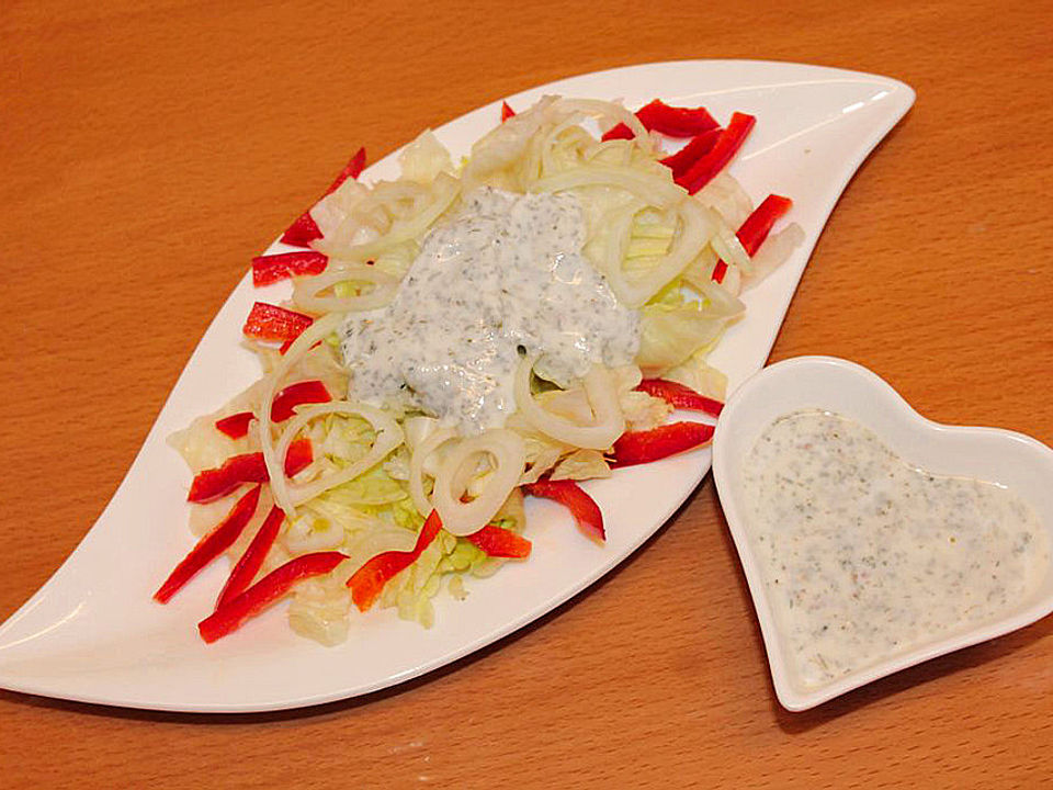 Salat mit Paprika und Zwiebeln von Hellwray| Chefkoch
