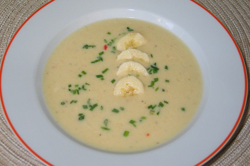 Feurige Bananensuppe