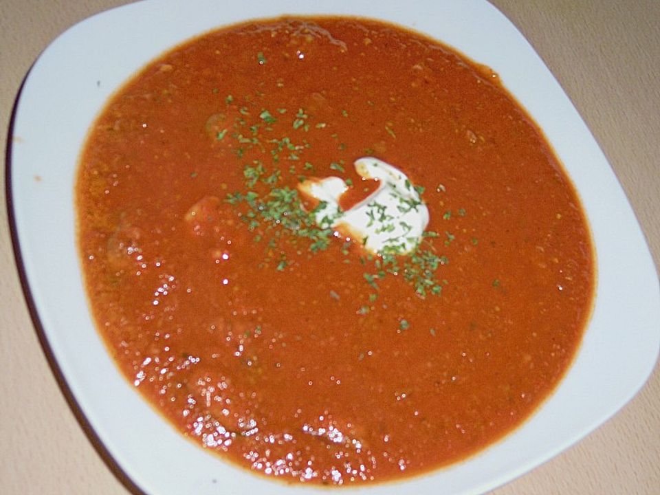 Tomatensuppe mit Muscheln und Garnelen von katha-kocht| Chefkoch