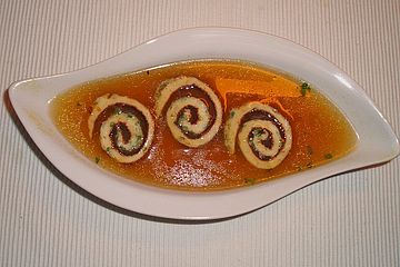 Rinderbruhe Mit Krauterfladle Von Hobbykochen Chefkoch 