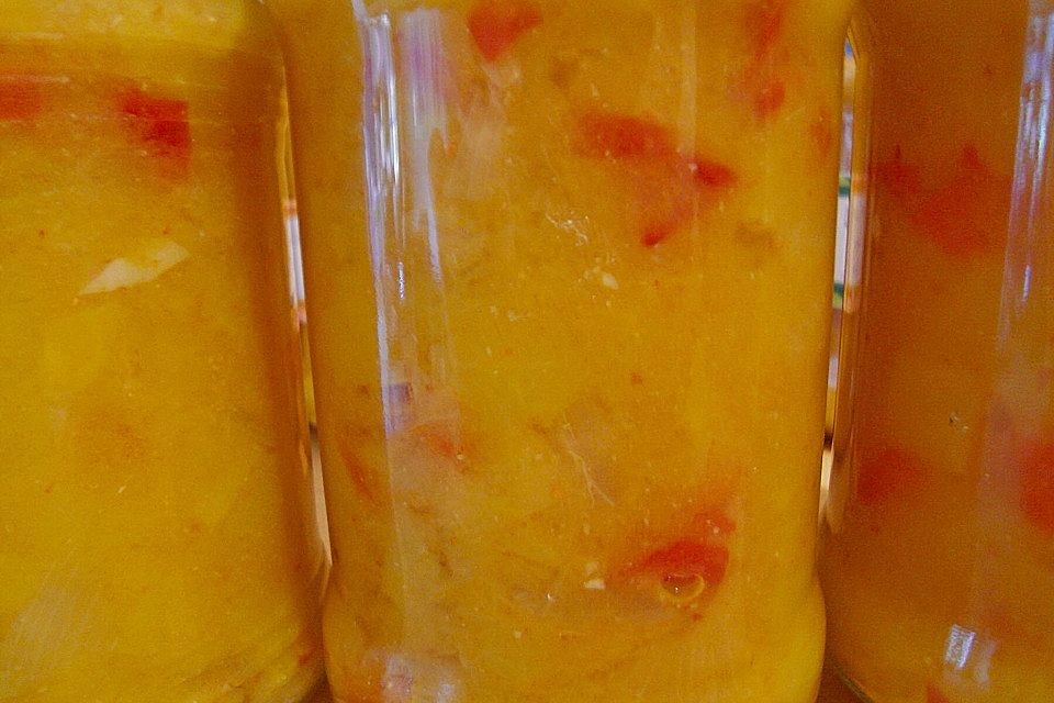 Nicoises Kürbis-Mangochutney