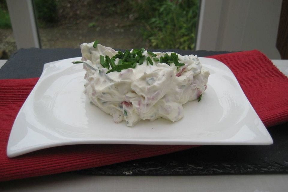 Frischkäse-Schinken-Dip