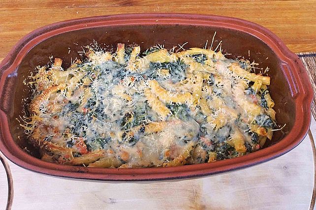 Nudel-Spinat-Auflauf mit Ricotta von Eclaire| Chefkoch