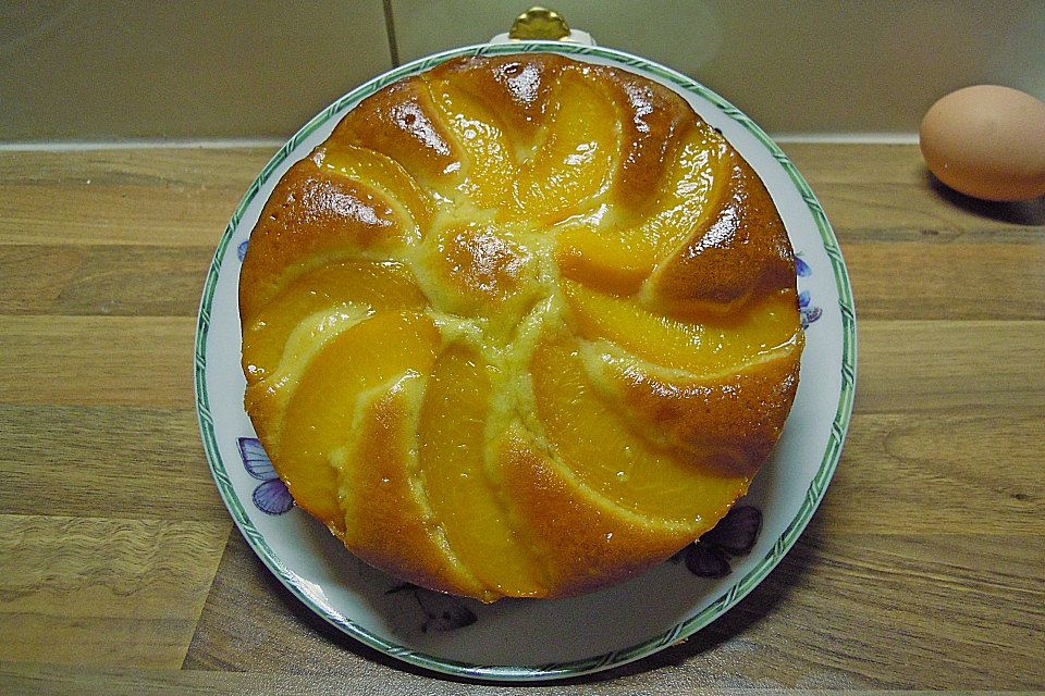 Pfirsichkuchen