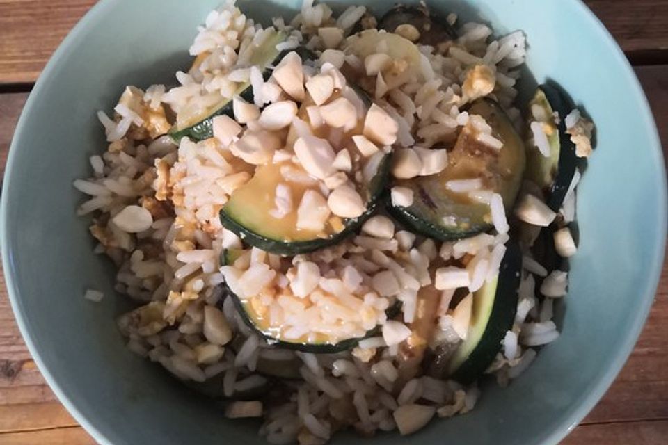 Zucchini-Reis-Salat