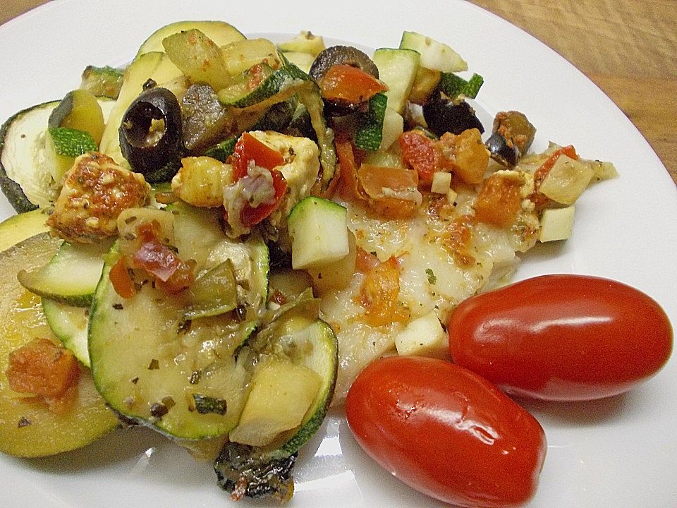 Pangasiusfilet mediterran mit Gemüse von badegast1| Chefkoch