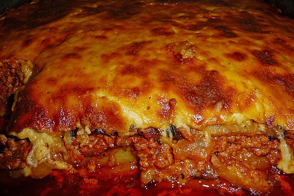 Mousaka mit Auberginen à la Corela