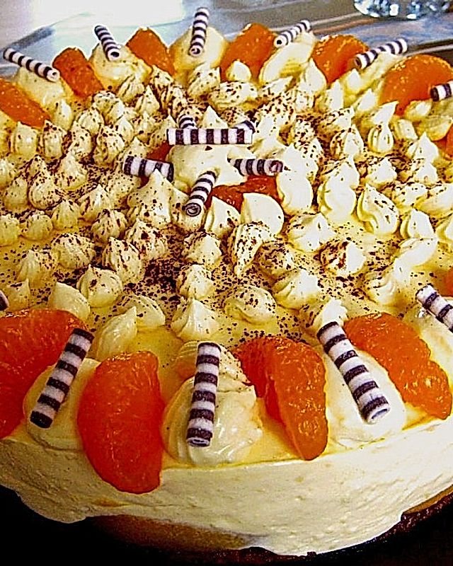 Puddingmousse-Torte mit Eierlikör