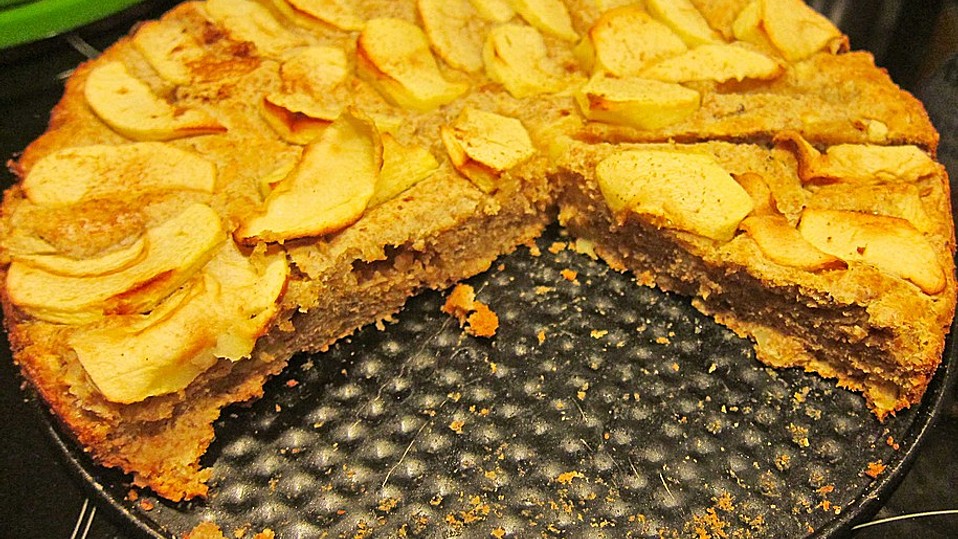 Vollkorn-Apfelkuchen ohne Zucker von Forgiveness