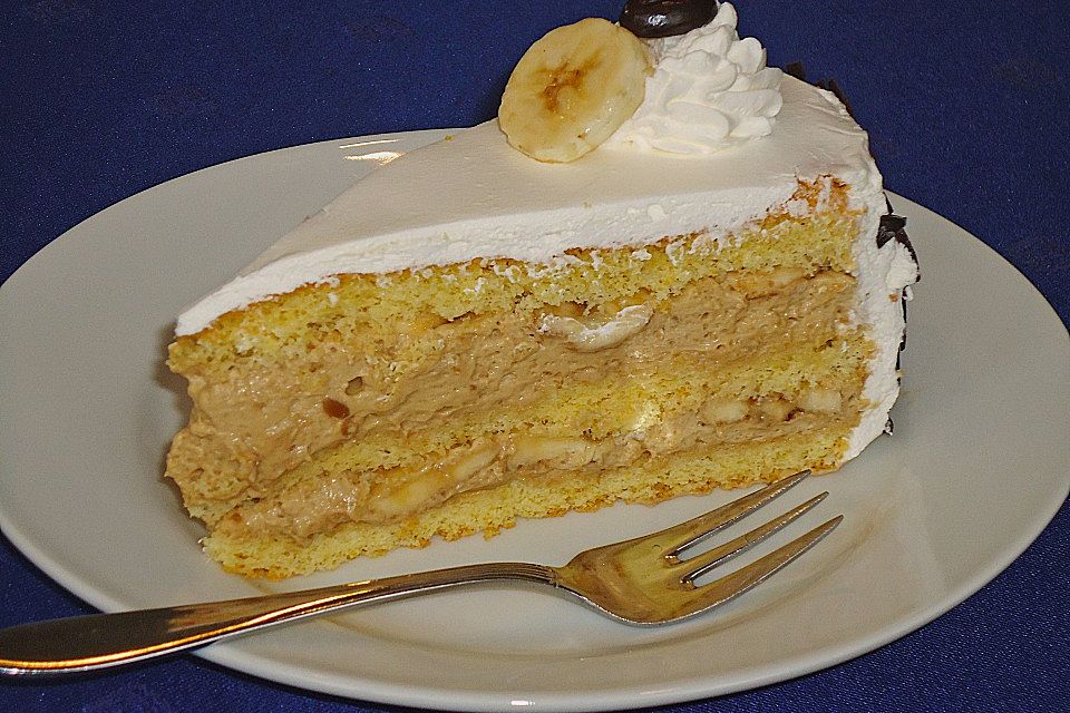 Kaffee-Bananen Torte