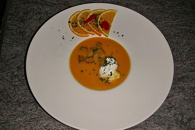Orangen-Cremesuppe zur Weihnachtszeit von Tryumph800| Chefkoch