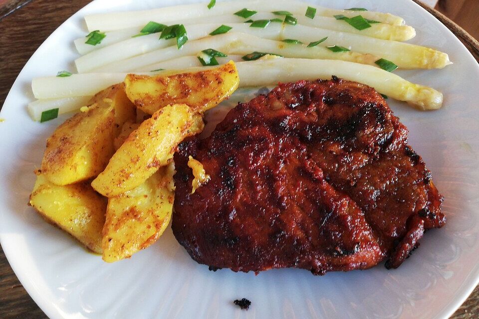 Marinade für Schweinesteaks