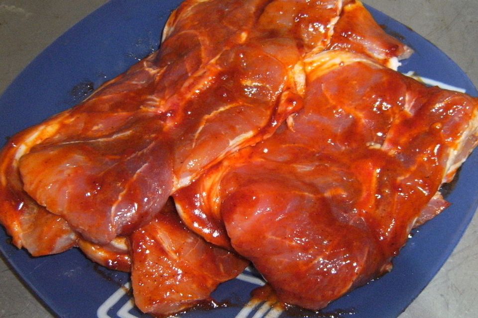 Marinade für Schweinesteaks