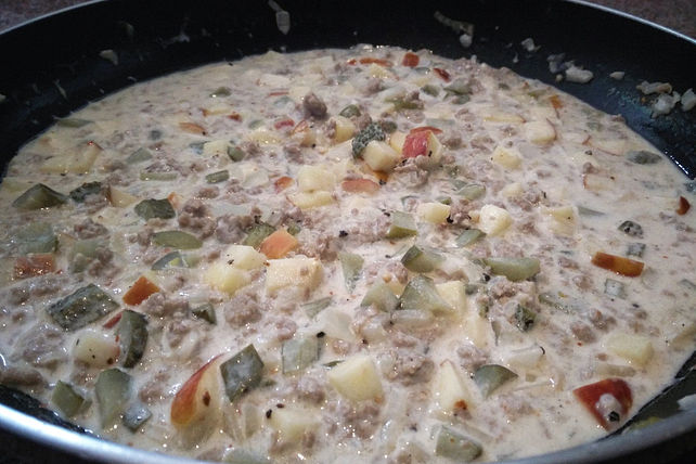 Hackfleisch süß-sauer mit Kartoffeln von sabine0282| Chefkoch