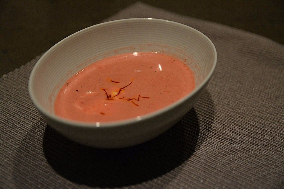 Rote Bete–Orangen-Suppe