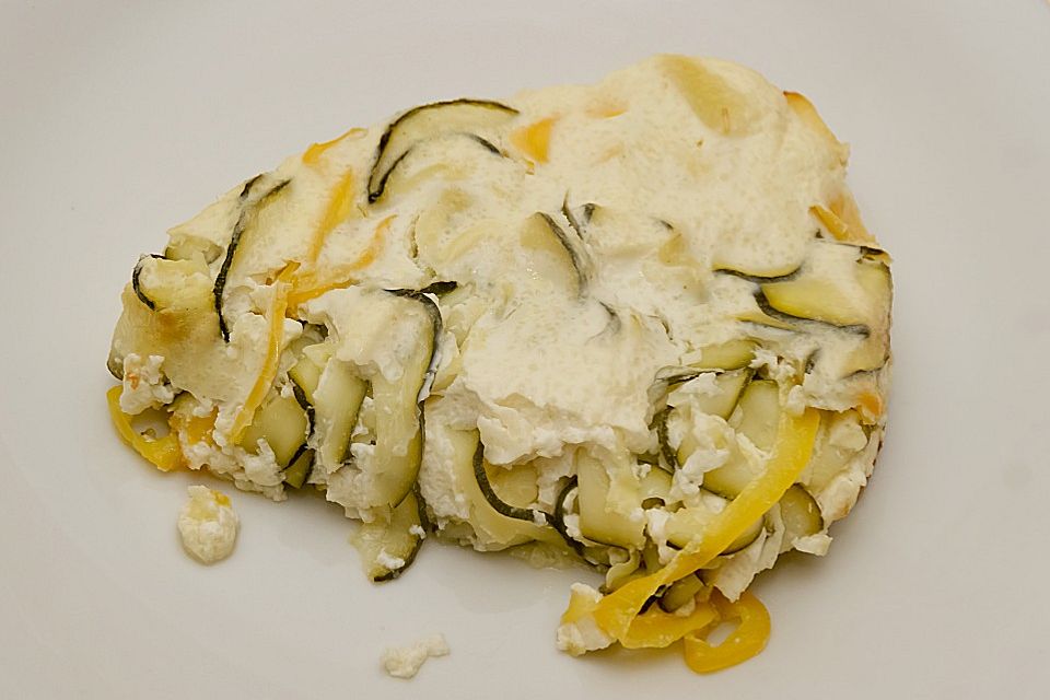 Zucchini-Topfen-Auflauf