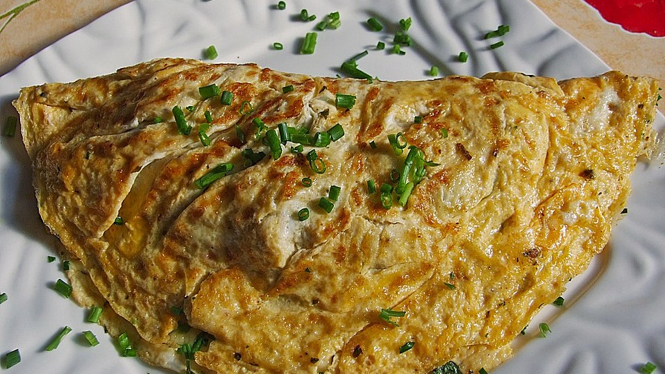 Omelette mit Pfifferlingen von cantaloupe