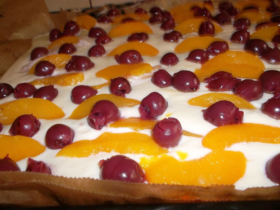 Fantakuchen mit Mandarinen und Pfirsichen von Trub87 | Chefkoch
