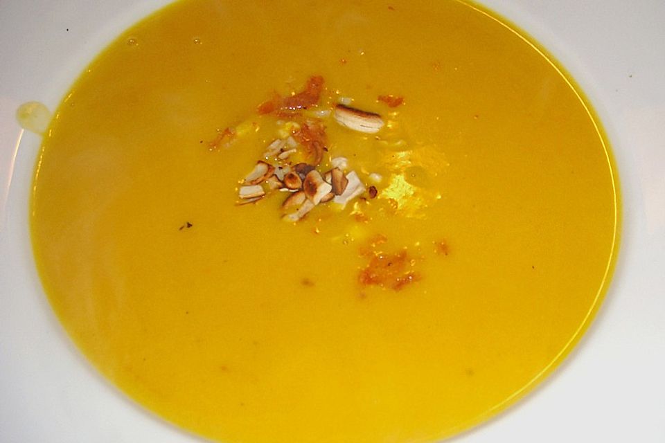 Kürbis-Kokos-Suppe