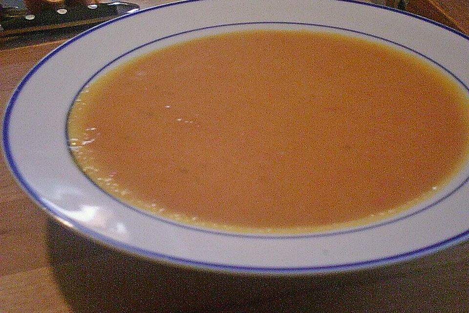 Kürbis-Kokos-Suppe