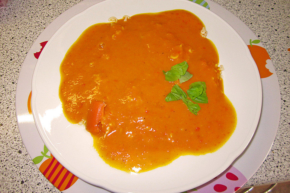 Kürbis-Kokos-Suppe