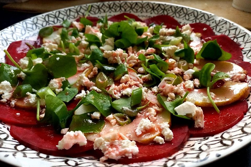 Rote Bete-Carpaccio