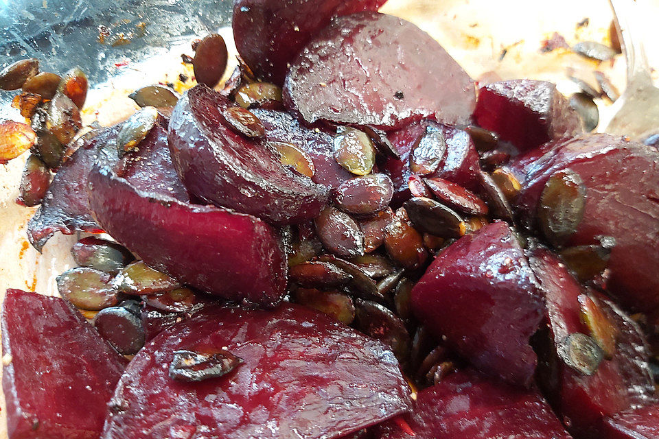 Gebackene Rote Bete mit Balsamico