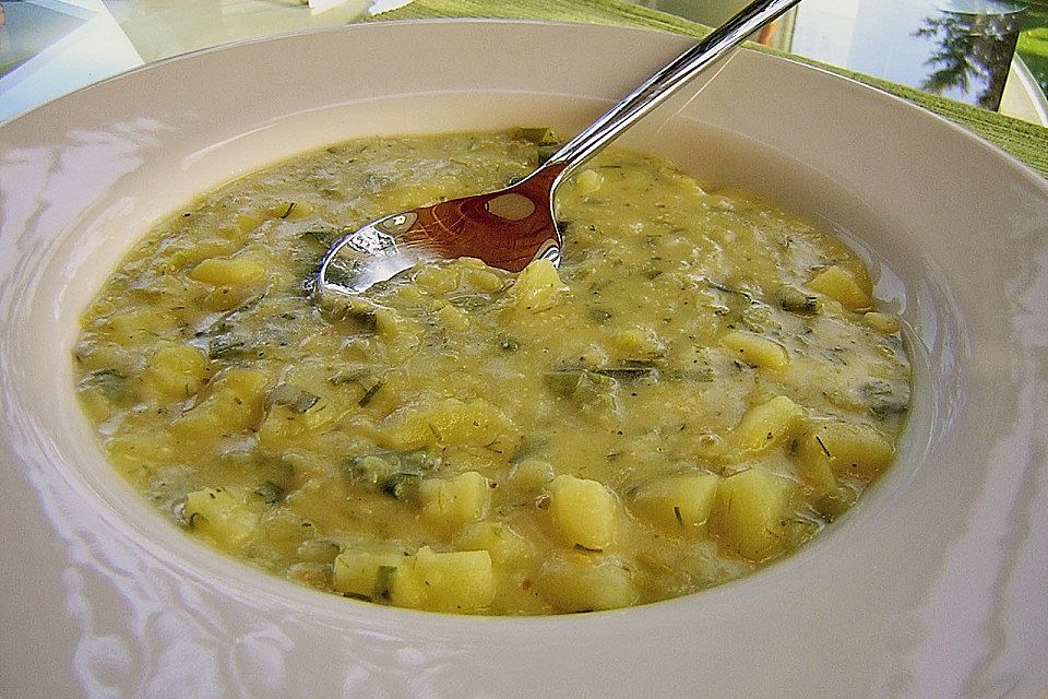 Kartoffel - Lauchcremesuppe