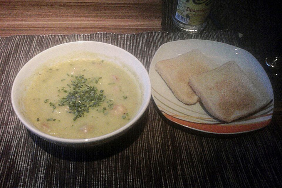 Kartoffel - Lauchcremesuppe