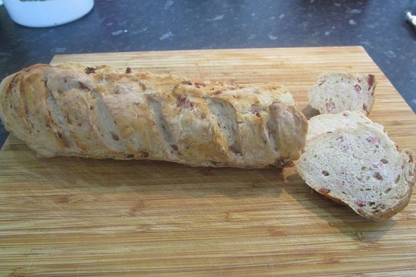 Speck-Zwiebel-Baguette mit Käse von kleinekatze123 | Chefkoch