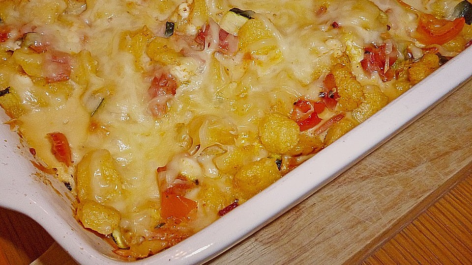 Spätzleauflauf mit Kasseler und Paprika von Birgit1980| Chefkoch