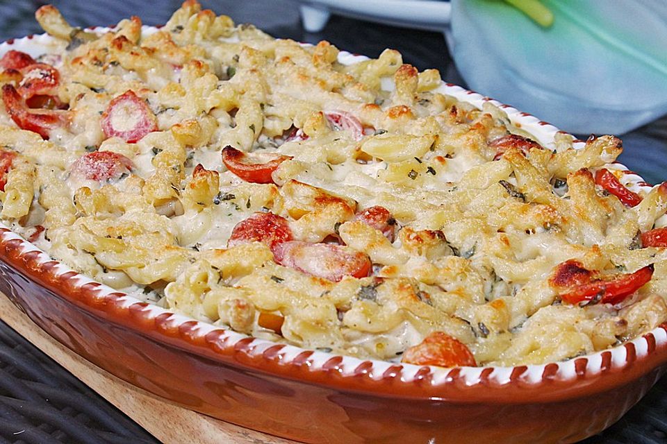 Pasta-Gratin Capreser Art