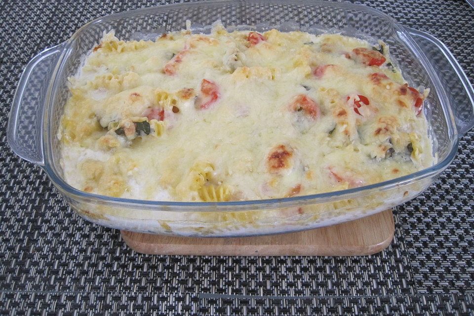 Pasta-Gratin Capreser Art