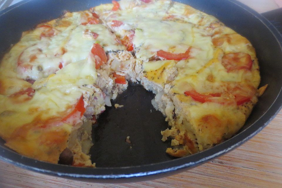 Würziger Kartoffel-Frittata-Snack