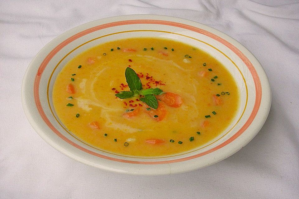 Karotten-Curry-Suppe