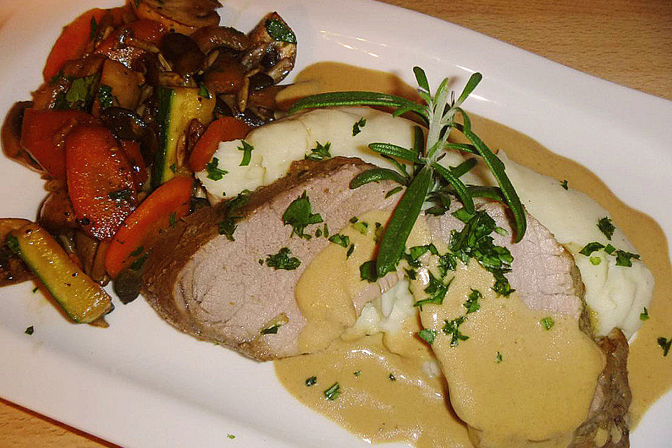 Schweinefilet mariniert