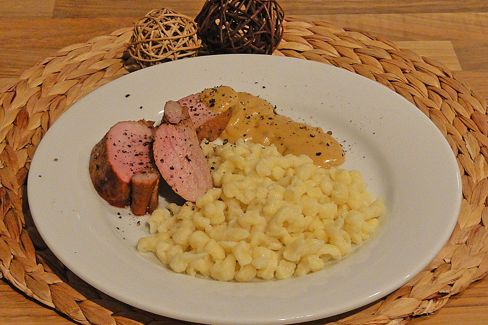 Schweinefilet mariniert