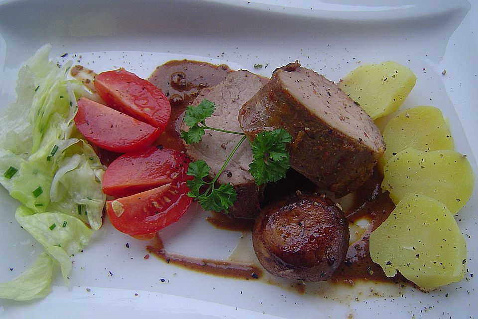 Schweinefilet mariniert