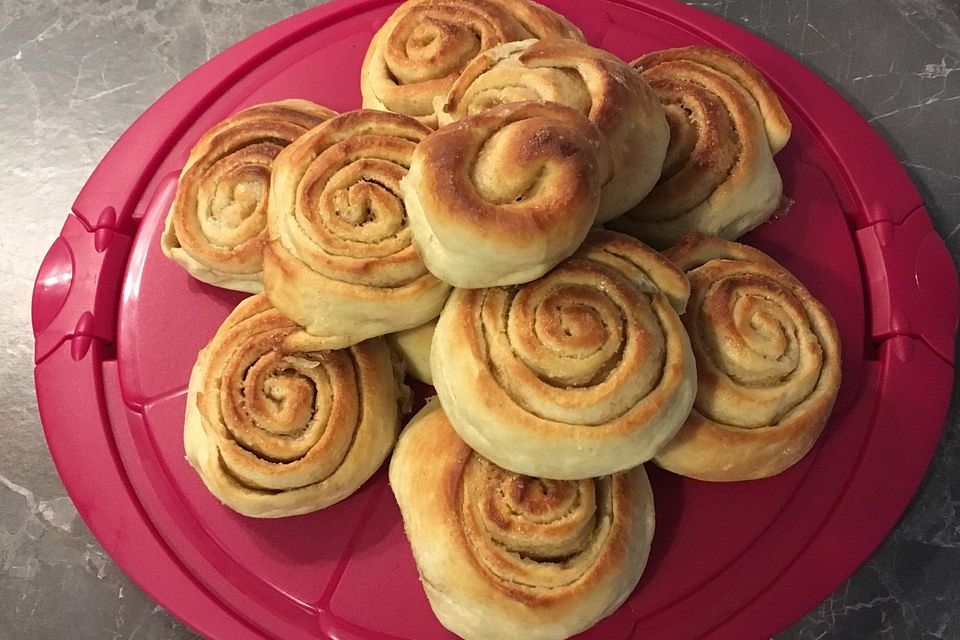 Vegane schwedische Zimtschnecken