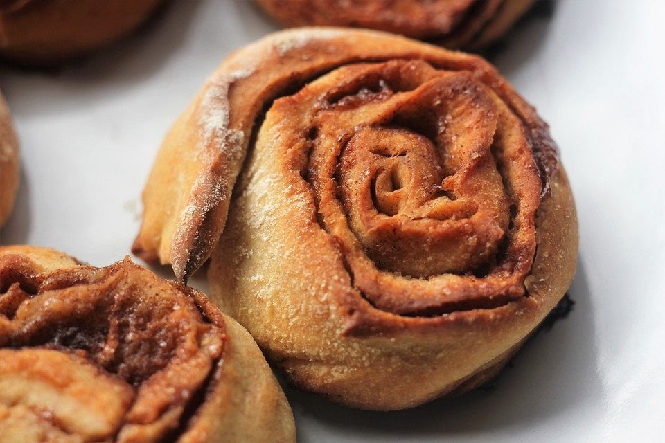 Vegane schwedische Zimtschnecken