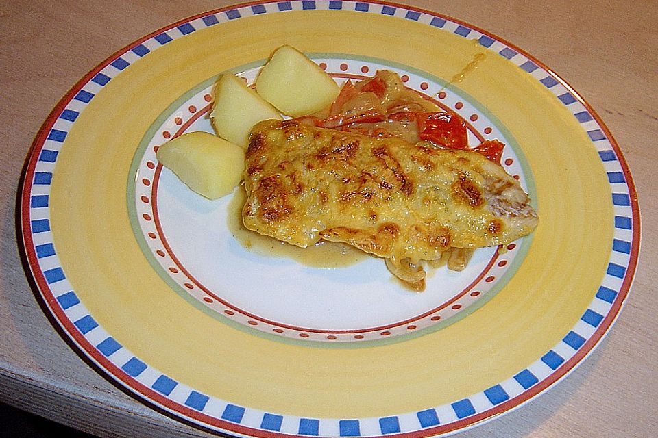 Paprika-Fisch-Auflauf