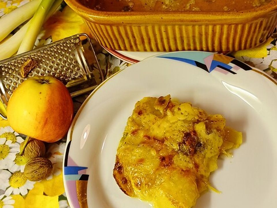Apfel-Kartoffel Gratin von brigitte1612| Chefkoch