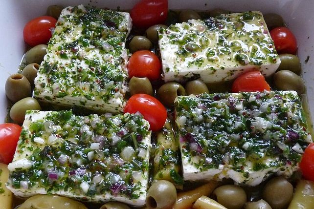 Ofenfeta mit Oregano-Majoran Marinade von -LiveLifeLight-| Chefkoch