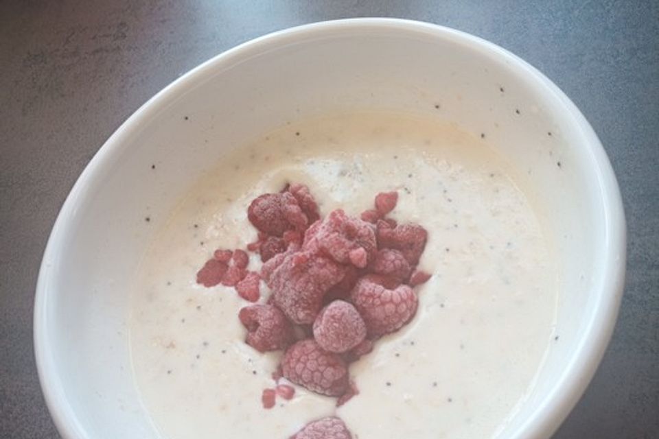 Mohn-Vanille-Porridge