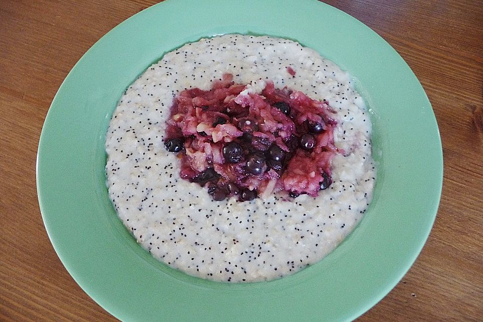 Mohn-Vanille-Porridge