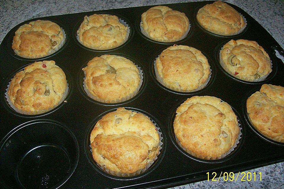 Feta-Oliven Muffins