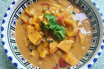 Susskartoffel Kichererbsen Curry Von Da Ma Chefkoch 
