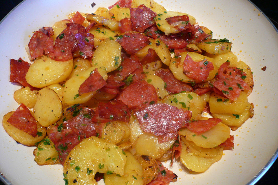 Andalusische Kartoffelpfanne mit Chorizo