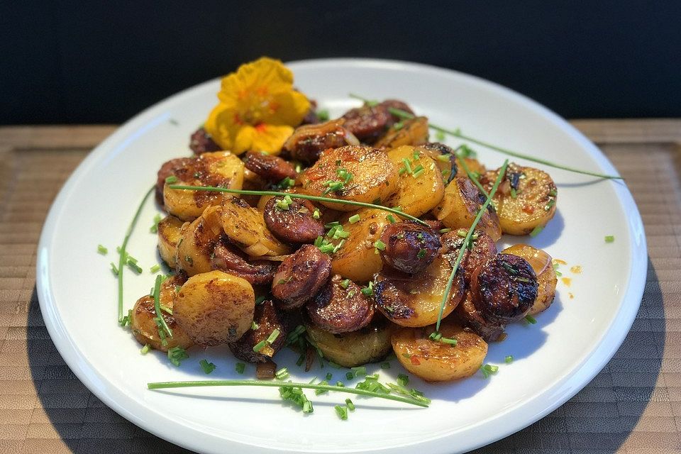 Andalusische Kartoffelpfanne mit Chorizo